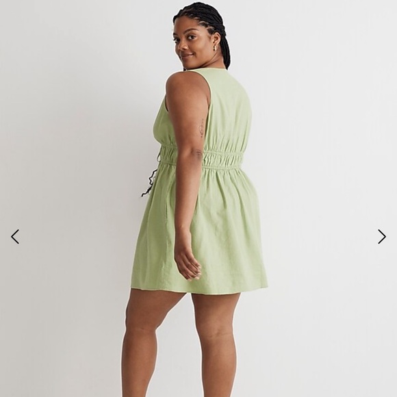 NWOT Madewell Sophia Deep-V Mini Dress (new without tags) - Picture 9 of 13